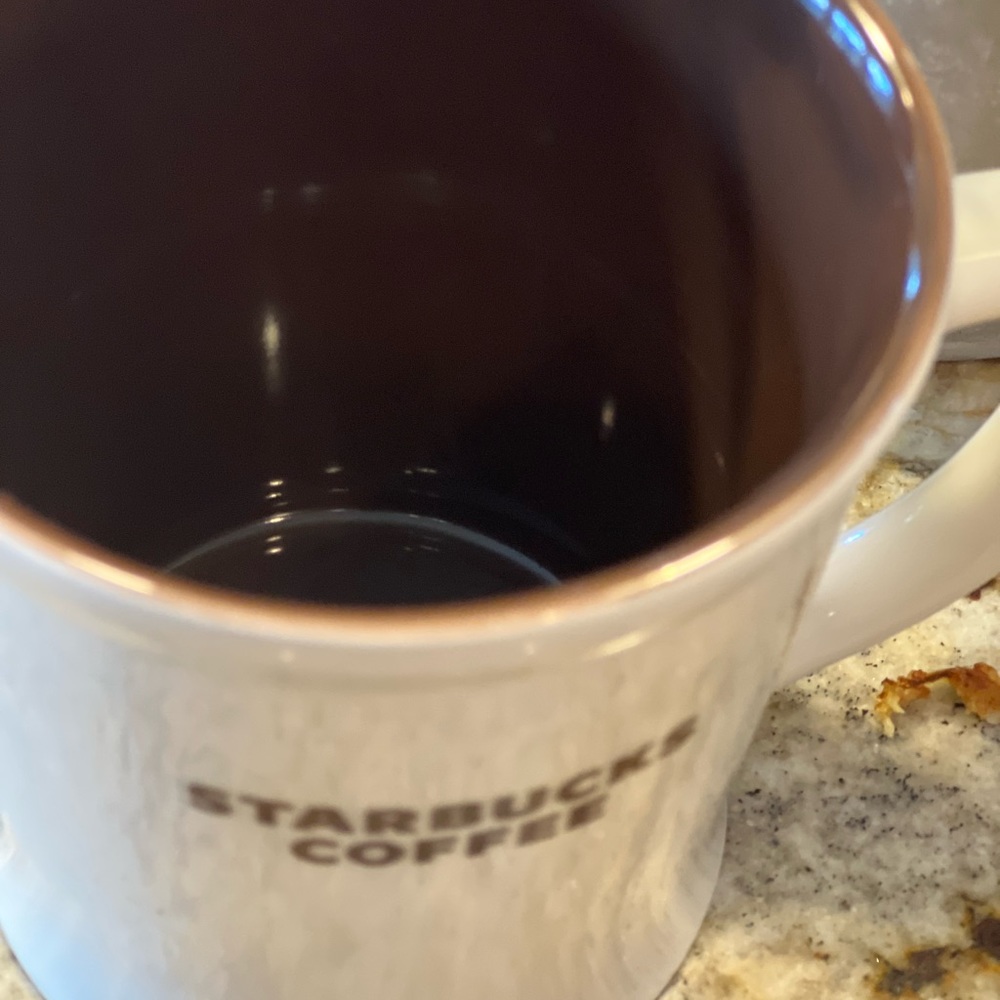 Starbucks 2009 New bone China coffee mug. Interior brown and brown lettering. - Picture 3 of 3
